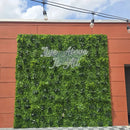 White Oasis Artificial Vertical Garden Green Wall Panel 40×40in 11 SQ FT – UV Resistant – Commercial Grade by Designer Plants USA
