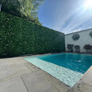 White Oasis Artificial Vertical Garden Green Wall Panel 40×40in 11 SQ FT – UV Resistant – Commercial Grade by Designer Plants USA