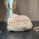 White quartz crystal geode cave, semi precious rocks