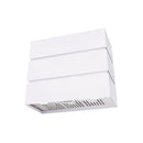 Akicon 36" Stainless Steel Wall Mount Range Hood, 3 Stacks Kitchen Hood with 600 CFM Vent Motor- AK-HS36L