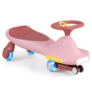 Wiggle Car for Kids with LED Flashing Wheels and Music by LJGDeals