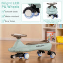 Wiggle Car with Hauling Rope Ride on Toy with Under-Seat Storage by LJGDeals