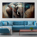 Wild Elephant Wall Art Canvas Print by MyGreatCanvas | Canvas Wall Art Prints | Photo Prints & Wall Decor
