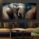 Wild Elephant Wall Art Canvas Print by MyGreatCanvas | Canvas Wall Art Prints | Photo Prints & Wall Decor