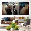 Wild Elephant Wall Art Canvas Print by MyGreatCanvas | Canvas Wall Art Prints | Photo Prints & Wall Decor