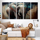 Wild Elephant Wall Art Canvas Print by MyGreatCanvas | Canvas Wall Art Prints | Photo Prints & Wall Decor
