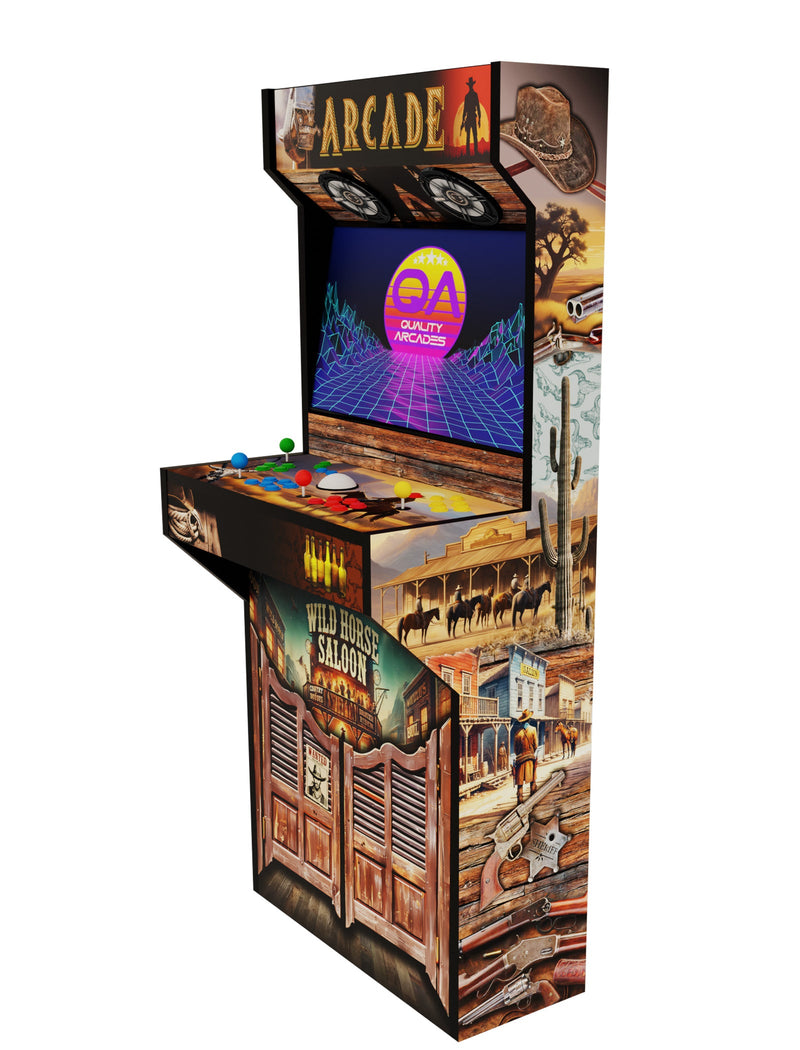 2 Player Arcade Machine Retro-Slim Man Cave (Full Wrap)