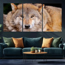 Wild Wolf Wall Art Canvas Print, Framed Canvas Print, Modern by MyGreatCanvas | Canvas Wall Art Prints | Photo Prints & Wall Decor