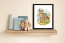 Wild Beasts Art Print, Framed (12" x 16")
