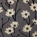 Wild Flowers - Gray Coir Doormat