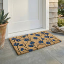 Wild Flowers - Blue Coir Doormat