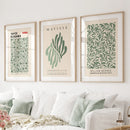 William Morris Sage Green Botanical Poster Set by Wall Art Set