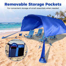 Wind Powered Beach Tent Portable Sun Shelter Canopy for Picnic by LJGDeals
