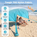 Wind Powered Beach Tent Portable Sun Shelter Canopy for Picnic by LJGDeals