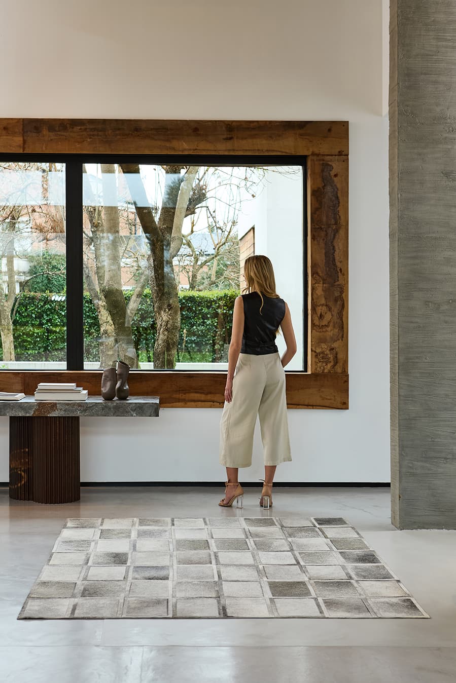 WINDOWS - Hair on Hide Custom Rug, photo 4 of 12