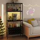Wine Organizer with Power Outlet and Bottle Holders by LJGDeals