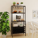 Wine Organizer with Power Outlet and Bottle Holders by LJGDeals