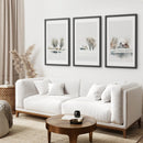 Winter Farm Tree Watercolor Wall Art Poster Set by Wall Art Set