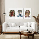 3 Piece Wall Decor Christmas Door Large Print