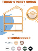 White Dollhouse Bookcase