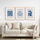 Henri Matisse Museum Blue Wall Art Print Set by Wall Art Set