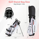 Women's Complete Golf Clubs and Bag Set with Headcovers and Putter-Red by LJGDeals