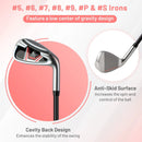 Women's Complete Golf Clubs and Bag Set with Headcovers and Putter-Red by LJGDeals