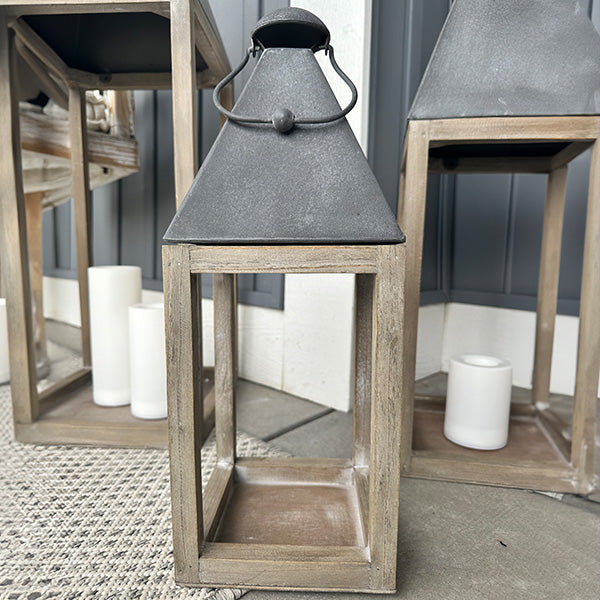 Myra Oversized Floor Lanterns, Set of 3