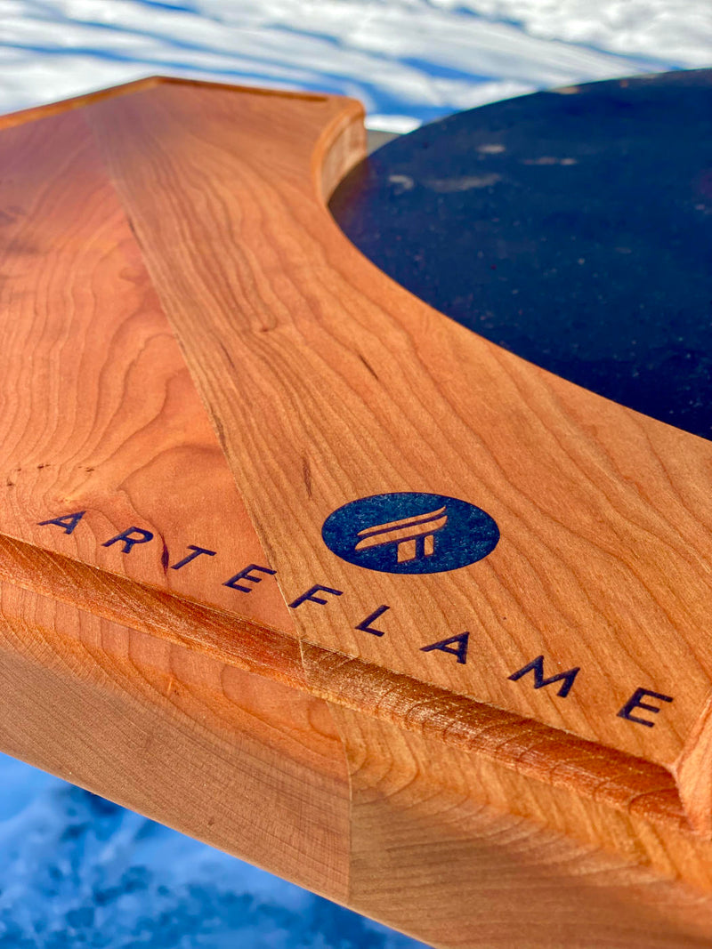 Custom Cherry Wood Cutting Block for 40" Arteflame Grills - Elegant and Durable