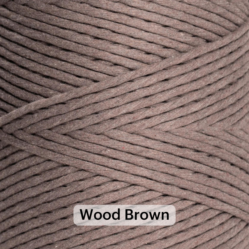 SOFT COTTON CORD ZERO WASTE 4 MM - 1 SINGLE STRAND - SAMPLES