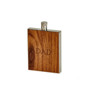 Wood Grain Flask - 3 Oz by creativegiftsdirect