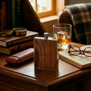 Wood Grain Flask - 3 Oz by creativegiftsdirect