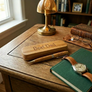 Wood Pen and Box Set by creativegiftsdirect