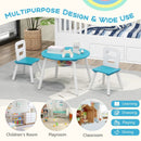 Kids Table and Chair Set with Mesh Storage - 3 Piece by LJGDeals