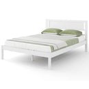 Twin/Full/Queen Size Wood Bed Frame with Headboard and Wooden Slats Support by LJGDeals