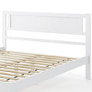 Twin/Full/Queen Size Wood Bed Frame with Headboard and Wooden Slats Support by LJGDeals