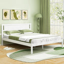 Twin/Full/Queen Size Wood Bed Frame with Headboard and Wooden Slats Support by LJGDeals