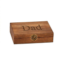 Wood Box Whiskey Stone Set by creativegiftsdirect