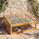 Wood Cold Frame Greenhouse Raised Planter Bed Protection with Transparent Flip-top Roof-Orange by LJGDeals
