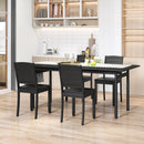 Wood Dining Chair Set of 2 Armless Kitchen Chairs with Rubber Wood Legs by LJGDeals
