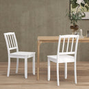Wood Dining Chair Set of 2 with Rubber Wood Legs by LJGDeals