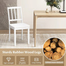 Wood Dining Chair Set of 2 with Rubber Wood Legs by LJGDeals