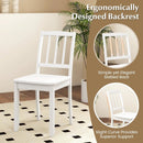 Wood Dining Chair Set of 2 with Rubber Wood Legs by LJGDeals