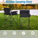Portable 38 Inch Oversized High Camping Fishing Folding Chair by LJGDeals