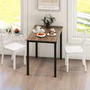 Wood Dining Chair Set of 2 with Rubber Wood Legs and Curved Backrest by LJGDeals