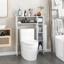 Wood Over the Toilet Bathroom Space Saver with Paper Holder and Shelf by LJGDeals