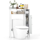 Wood Over the Toilet Bathroom Space Saver with Paper Holder and Shelf by LJGDeals