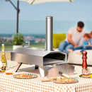 Portable Stainless Steel Outdoor Pizza Oven with 12 Inch Pizza Stone by LJGDeals