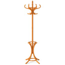 Wood Standing Hat Coat Rack with Umbrella Stand by LJGDeals