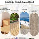 Wood Oil Cleaner and Brightener Set - 16 oz (2 Pack) by LJGDeals